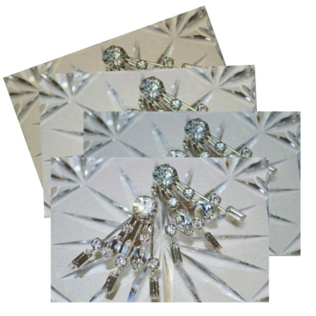 Art Deco Rhinestones Glamourous Silvery Grey Tissue Paper (Creator Uploaded)