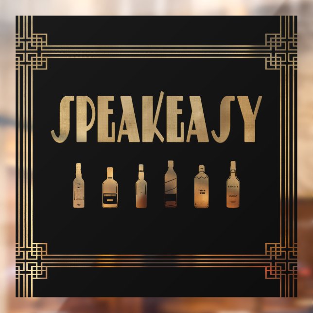 Art deco roaring 20's speakeasy prohibition  (Sheet 2)