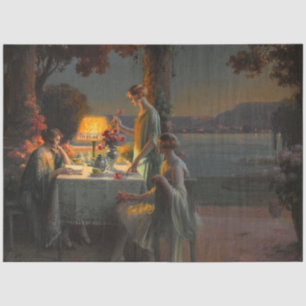 Art Deco Scene by Delphin Enjolras Decoupage Tissue Paper
