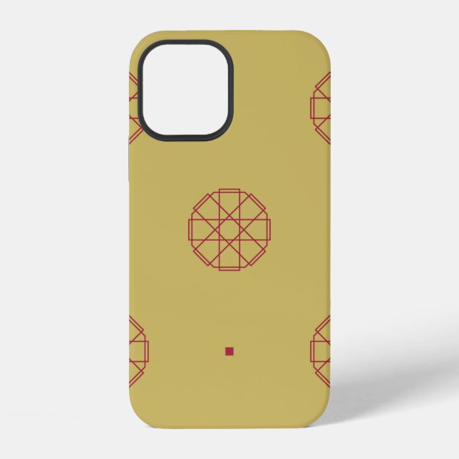 Art deco seamless pattern background. abstract, ar iPhone case (Back)