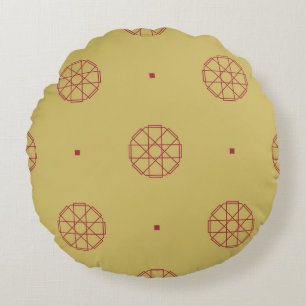 Art deco seamless pattern background. abstract, ar round cushion