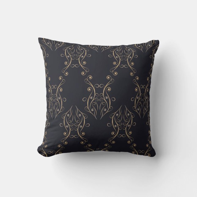 Art deco seamless pattern. Vintage background with Cushion (Front)