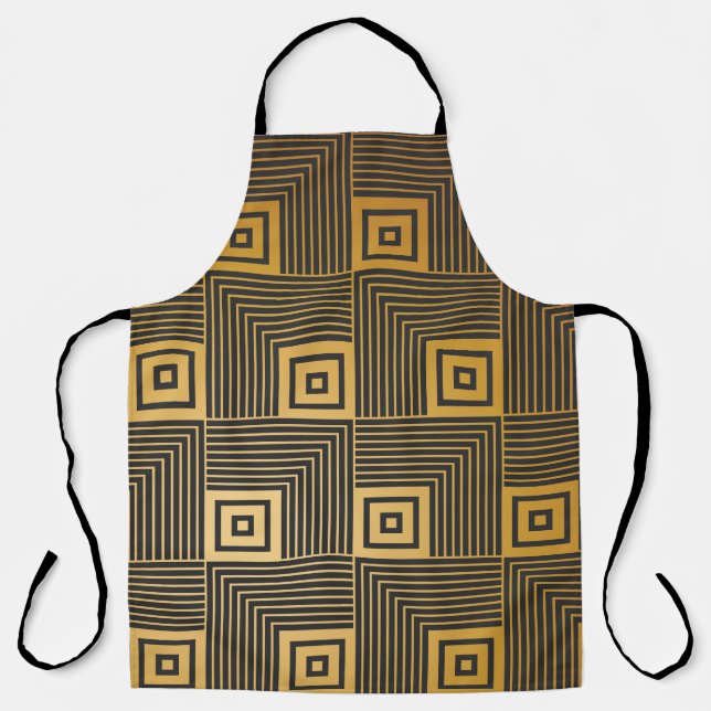Art Deco seamless vintage wallpaper pattern Apron (Front)