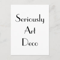 Art Deco Seriously Typography