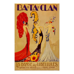 Art deco sheet music cover poster