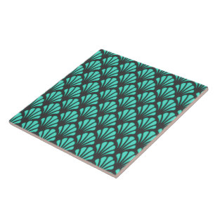 Art Deco Shell Shape Tile