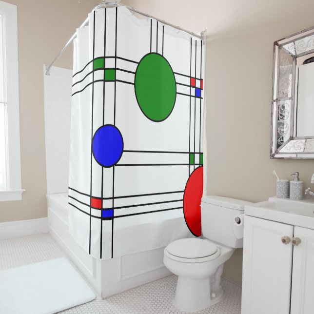 Art Deco  Shower Curtain (In Situ)