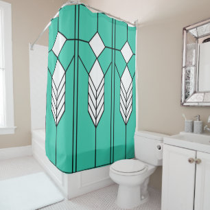 Art Deco Shower Curtain