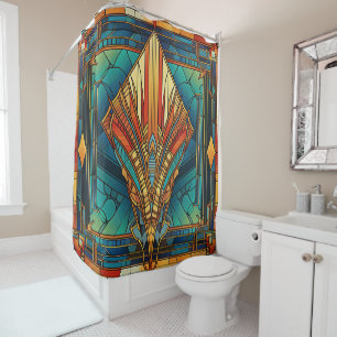 Art Deco Shower Curtain