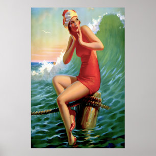 Art Deco - Sitting Pretty Poster