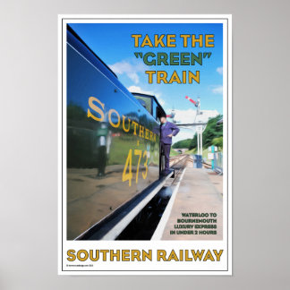 Art Deco Southern Railway Poster