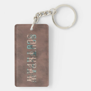 Art Deco Southpaw Keychain