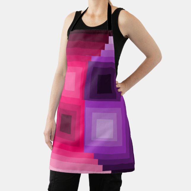 Art Deco Squares  Apron (Insitu)