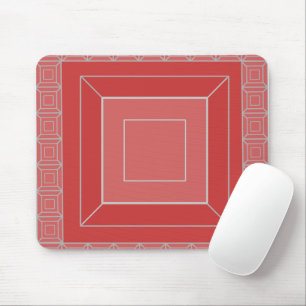 Art Deco Squares Mouse Pad