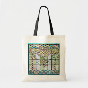 Art Deco Stained Glass 4 Tote Bag