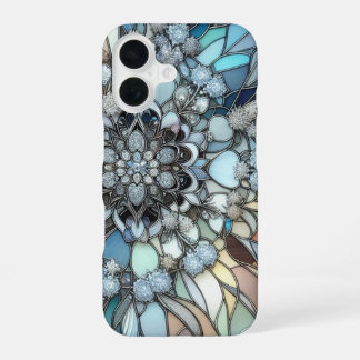 Art Deco Stained glass mosaic iPhone 16 Case