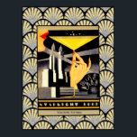 Art Deco Starlight Roof Poster<br><div class="desc">If you choose to download, Your local Walgreen store makes board posters of your download into different sizes and in various textures at a very good price. Sometimes with a discount. A tip from my US friend. For UK see "Digital Printing" online. This is my latest creation. I have cleared...</div>