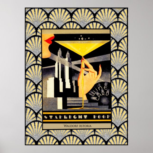 Art Deco Starlight Roof Poster (Front)