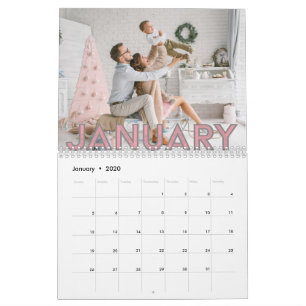 Art Deco Stroke Font   2026 Photo Calendar