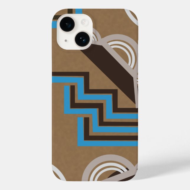 Art Deco style Abstract design Case-Mate iPhone Case (Back)