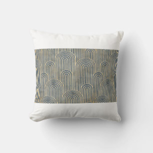 Art Deco style design luxury geometric seamless pa Cushion