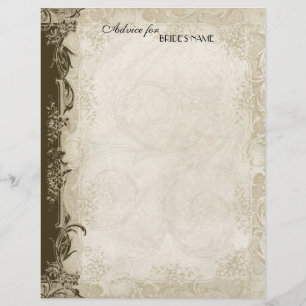 Art Deco Style Peacock Chocolate Vintage Lace