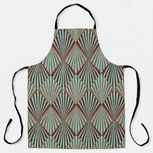 Art Deco style, seamless texture. Apron
