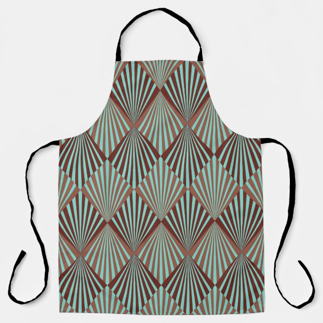 Art Deco style, seamless texture. Apron (Front)