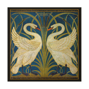 Art Deco Swans