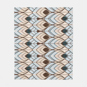 Art Deco: Textured Seamless Ornament. Fleece Blanket