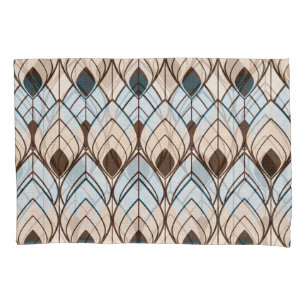 Art Deco: Textured Seamless Ornament. Pillowcase