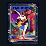 Art Deco "The Dance 1927" Cover Poster<br><div class="desc">If you choose to download, Your local Walgreen store makes board posters of your download into different sizes and in various textures at a very good price. Sometimes with a discount. A tip from my US friend. For UK see "Digital Printing" online. This Poster is the vintage 1927 Cover of...</div>
