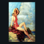 Art Deco - The Lure of the Beach  Poster<br><div class="desc">Get this classic Art Deco poster of "The Lure of the Beach" by Edward Eggleston,  dating back to 1935,  now available as an instant download or print on Zazzle! Add a timeless classic to your wall,  and relive the allure of the beach.</div>