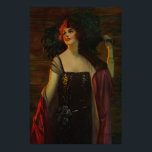 Art Deco The Opera Queen Poster<br><div class="desc">Date: 1933 | Style: Art Deco | Bring a classic Art Deco to touch your home with this vintage print of "The Opera Queen" by Edward Mason Eggleston. The piece features the iconic Art Deco style of the 1920s and early 1900s, with classic patterns, lines, and shapes that make it...</div>