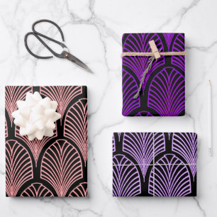 Art Deco themed gift wrap for special occasions