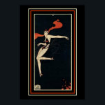 Art Deco Themed Villemot Poster 13 x 19<br><div class="desc">Great Villemot to brighten you decor -13 x 19</div>
