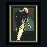 Art Deco Tiger Print 16 x 20<br><div class="desc">Unique and Sleek, Art Deco "Tiger" Print 16 x 20</div>