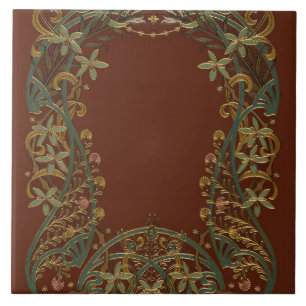 art deco tile