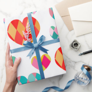 Art Deco Valentine's Wrapping Paper