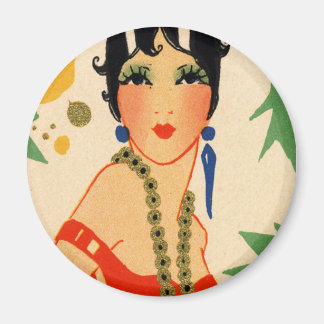 Art Deco Vamp, 1920s Flapper Magnet