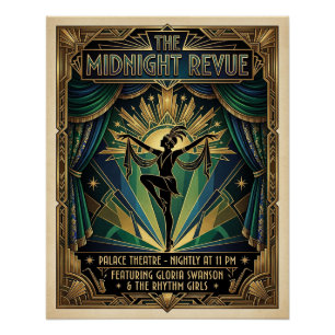 Art Deco Vintage 1920s Jazz Age Wall Art