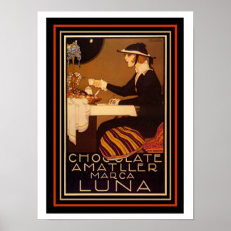 Art Deco Vintage Coffee Poster 12 x 16