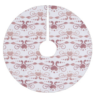 Art deco, vintage elegant wallpaper. brushed polyester tree skirt