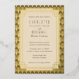 Art Deco Vintage gold