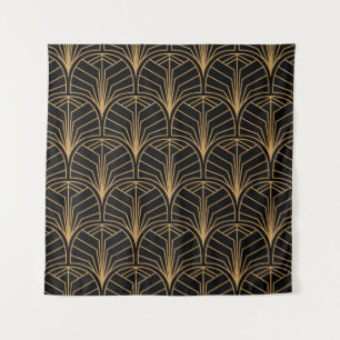 Art Deco, vintage minimalistic pattern. Tapestry