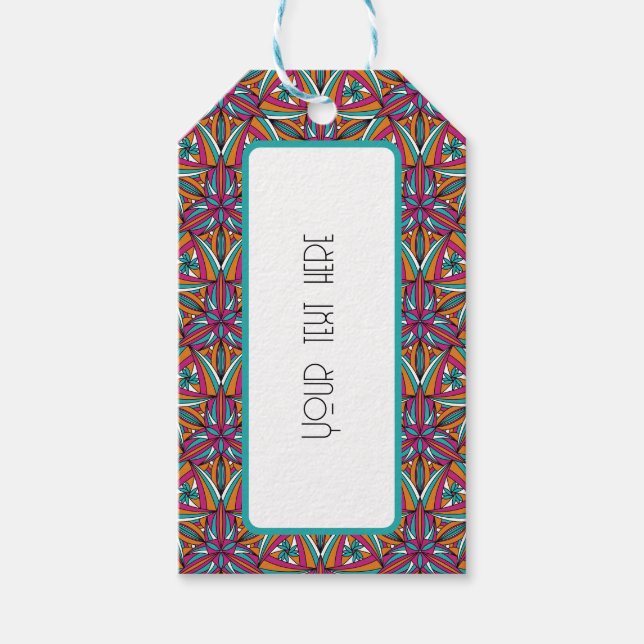Art deco Vintage Retro Gift Tags (Front)
