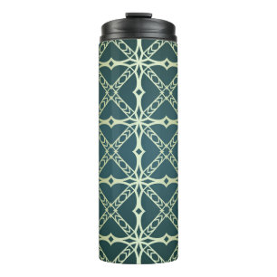 Art-deco vintage seamless geometric pattern. Vinta Thermal Tumbler