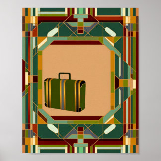 Art Deco Vintage Travel Print