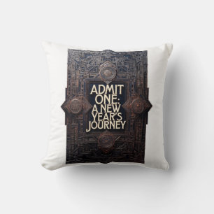 Art Deco VIP Pass T-Shirt, Premium New Year Cushion