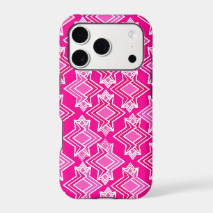 Art Deco Wallpaper Pattern, Fuchsia Pink